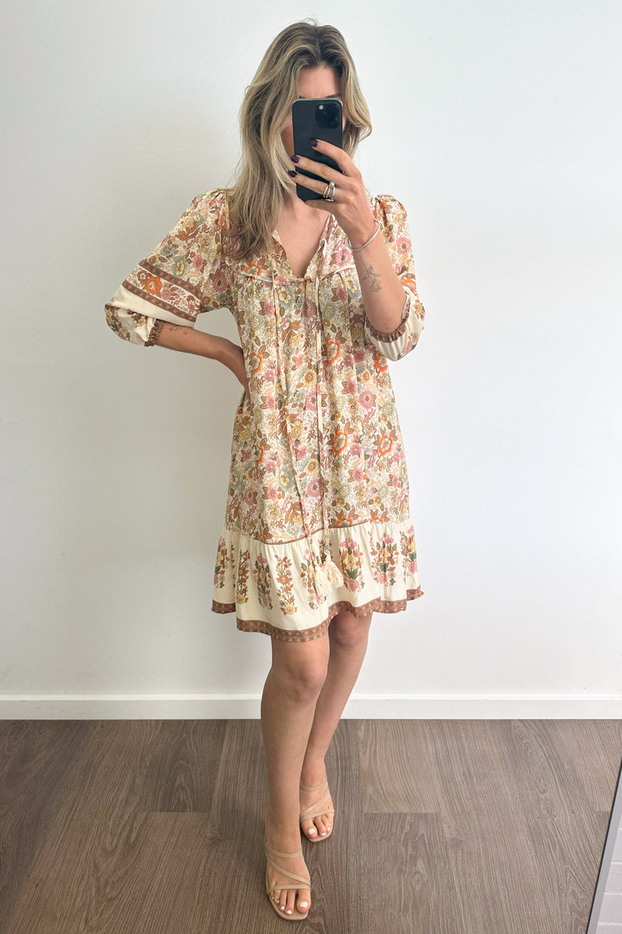 Cream Floral Multi