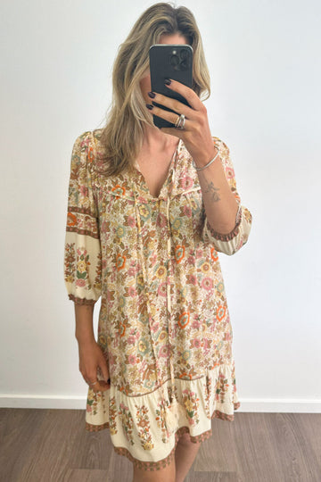 Cream Floral Multi: izzy
