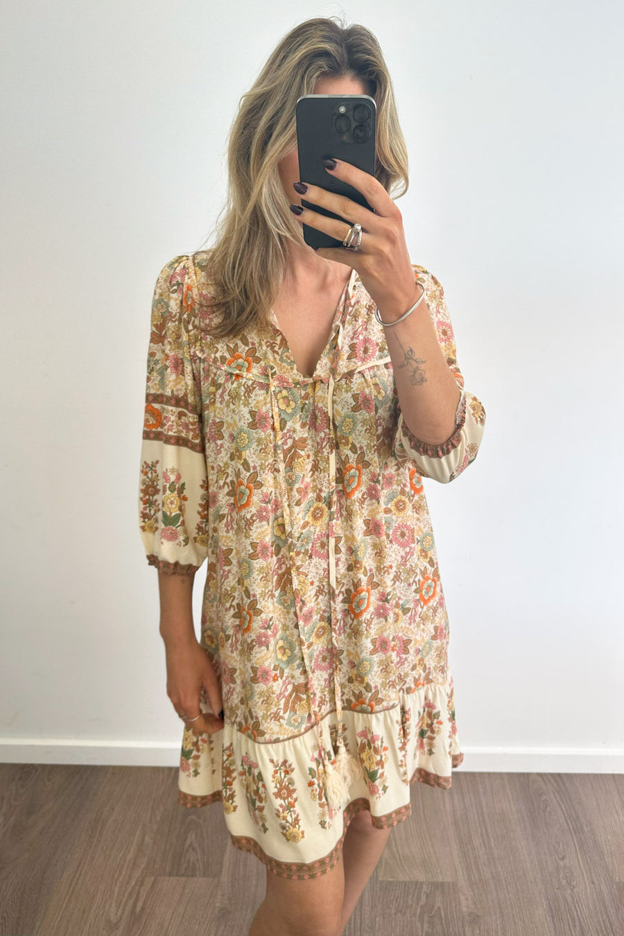 Cream Floral Multi