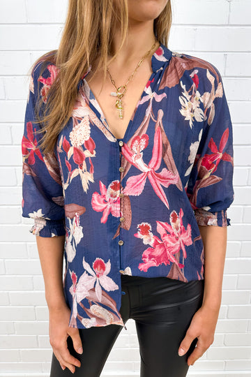 Navy Chocolate Leaf: eve