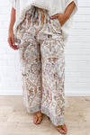 Cream Vintage Floral