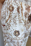 Cream Vintage Floral