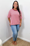 Burgundy Stripe