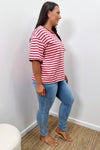 Burgundy Stripe