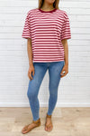 Burgundy Stripe