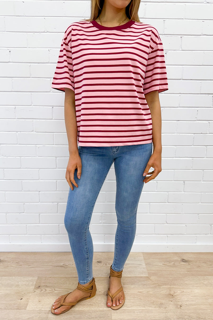 Burgundy Stripe
