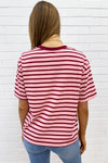 Burgundy Stripe