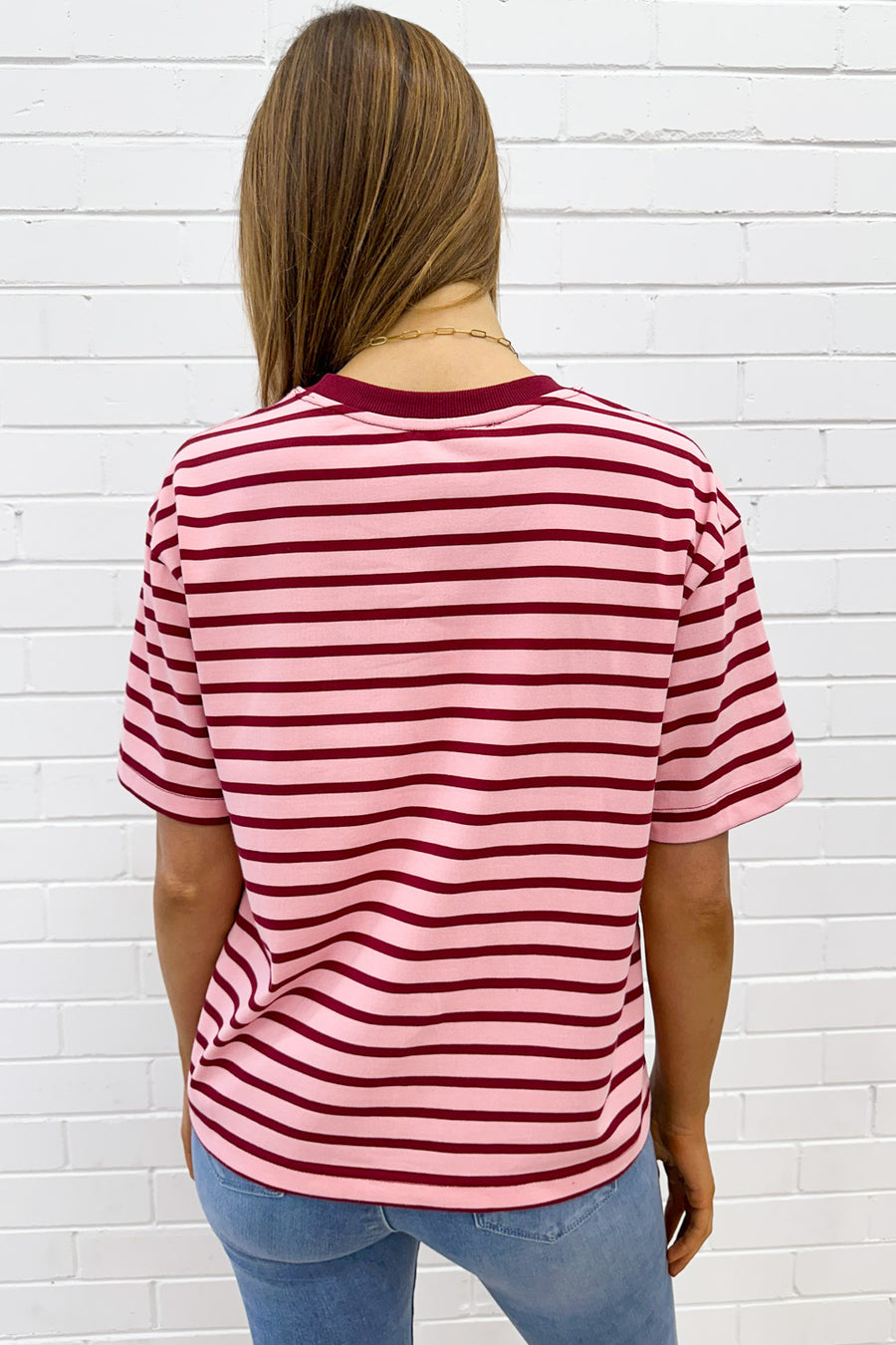 Burgundy Stripe