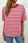 Burgundy Stripe