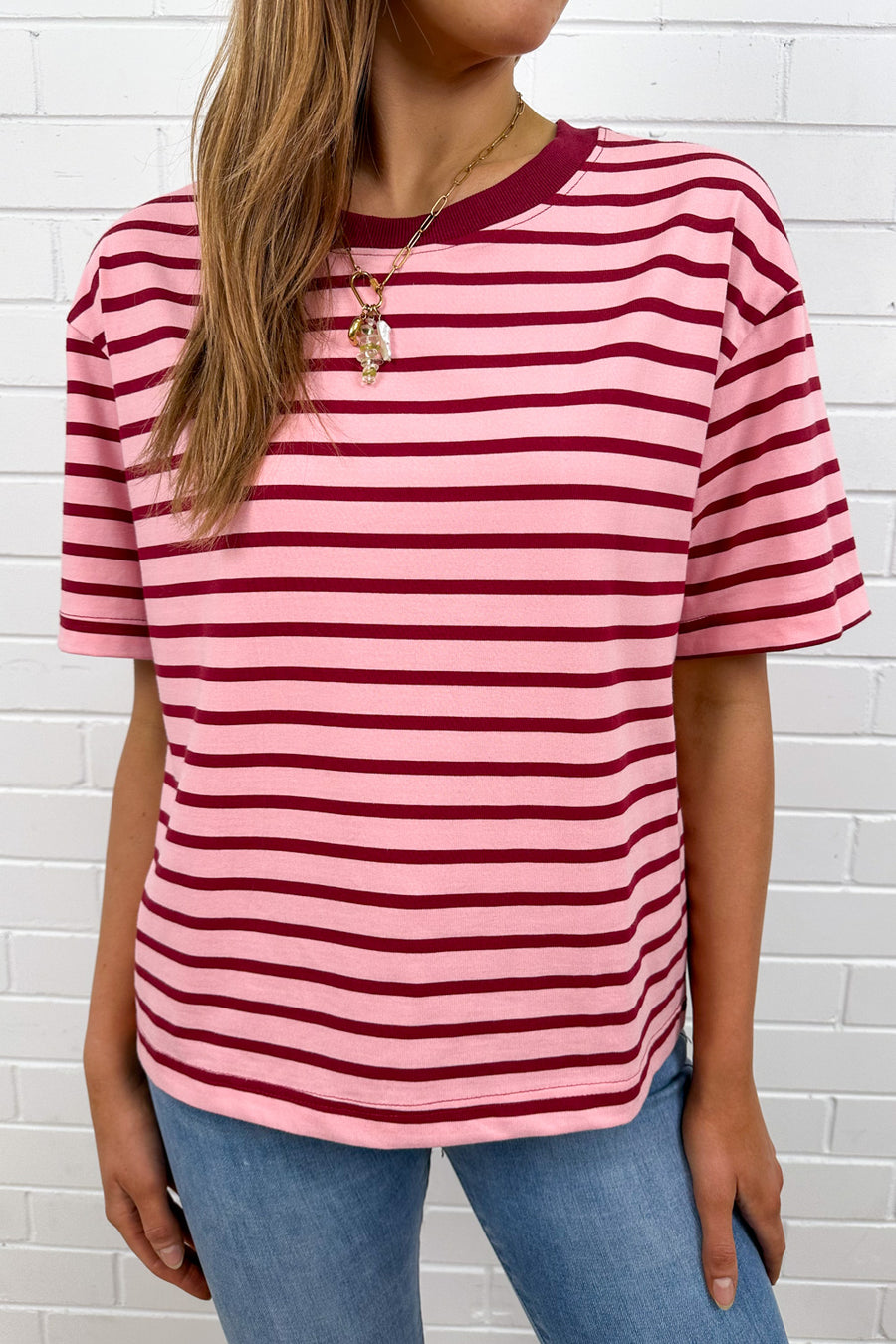 Burgundy Stripe