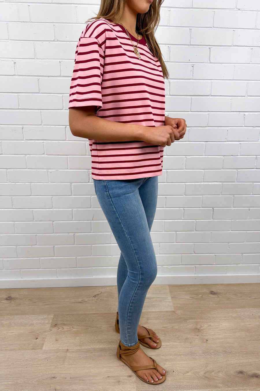Burgundy Stripe