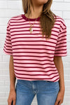 Burgundy Stripe
