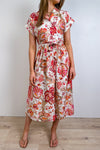 Red White Floral