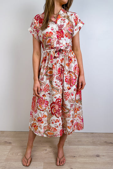 Red White Floral: eve