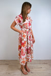 Red White Floral