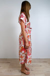 Red White Floral