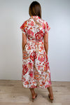 Red White Floral