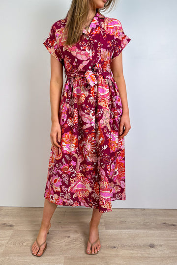 Red White Floral: eve