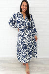 Navy Floral
