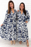 Navy Floral