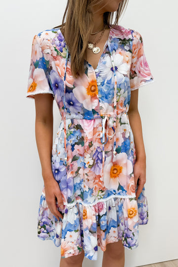 Blue Multi Floral: eve