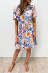 Blue Multi Floral