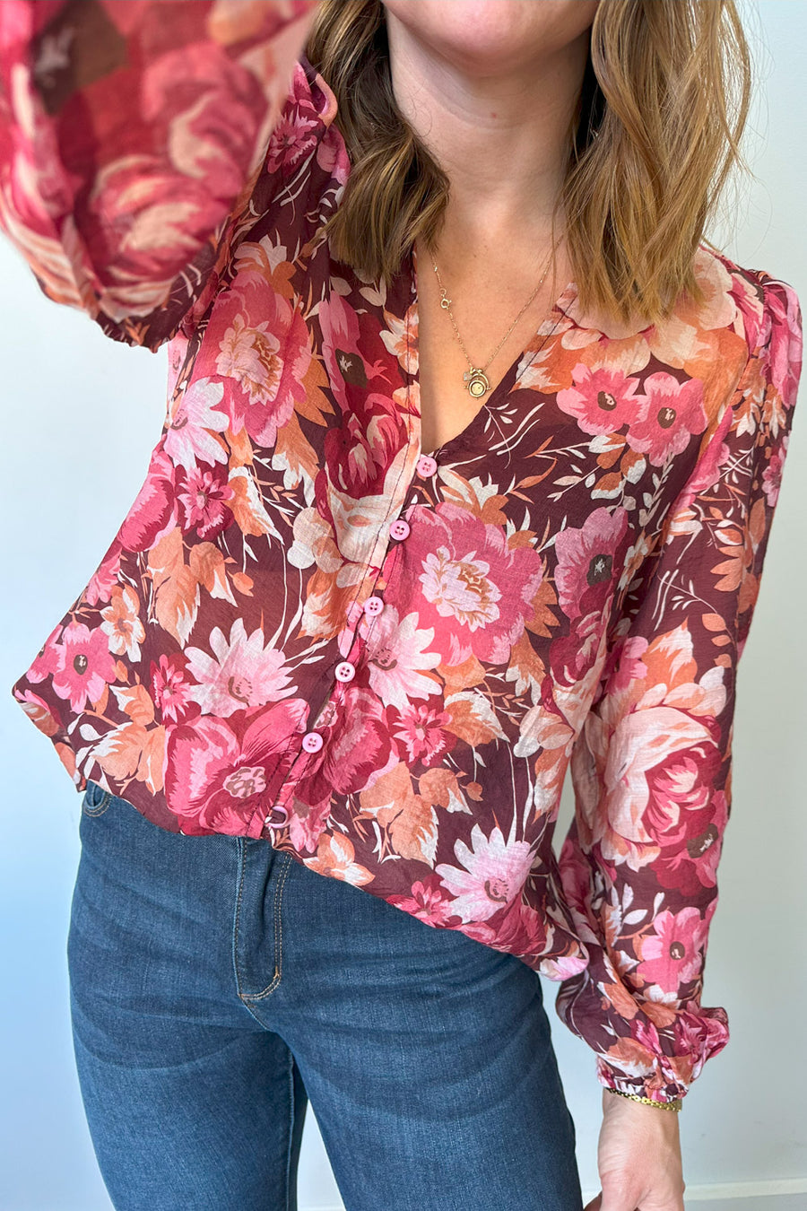 Burgundy Floral