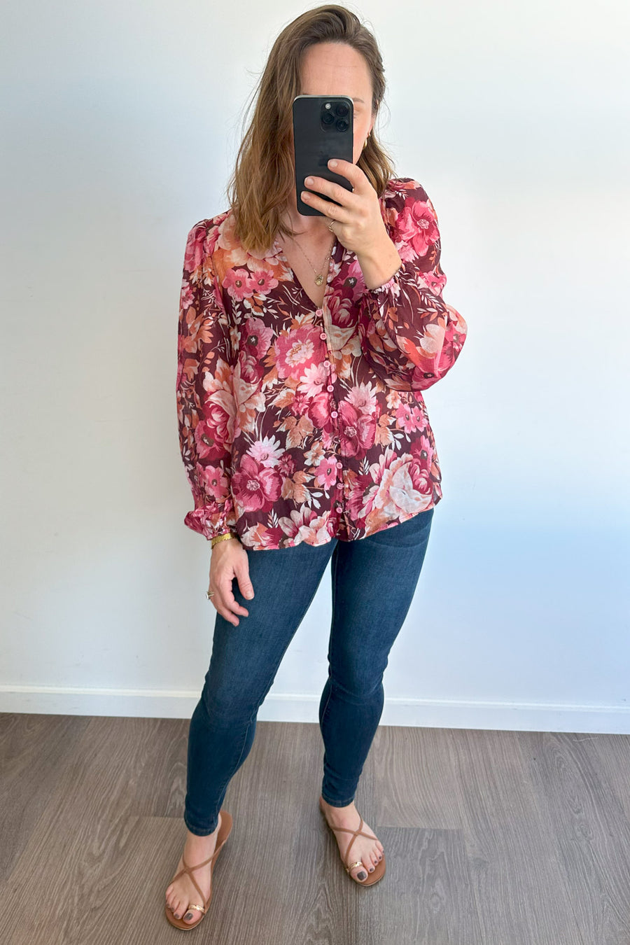 Burgundy Floral