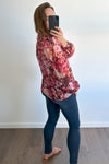 Burgundy Floral