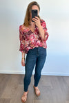 Burgundy Floral