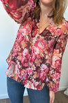 Burgundy Floral