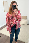 Burgundy Floral