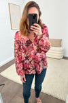 Burgundy Floral