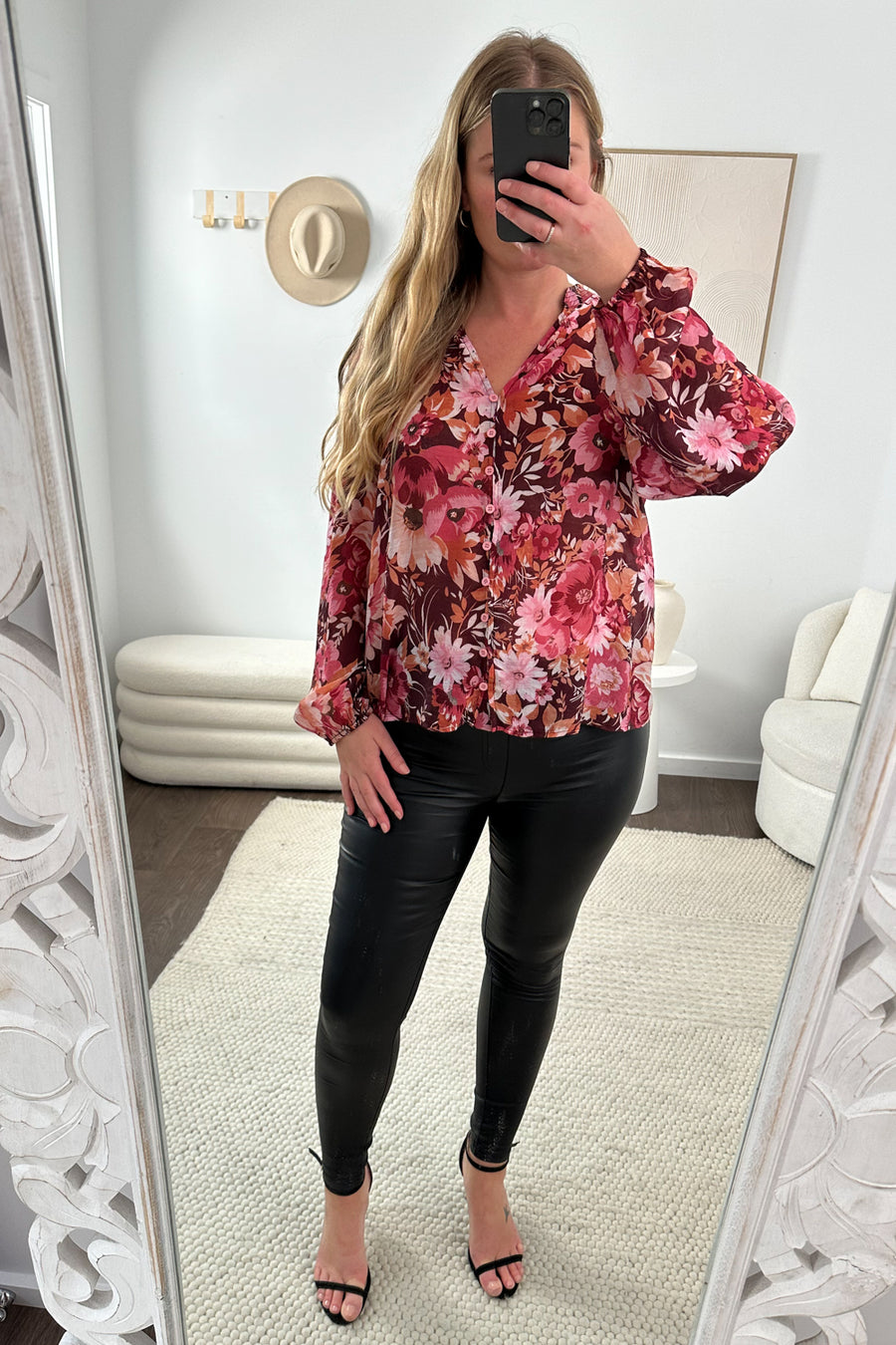 Burgundy Floral