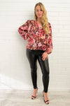 Burgundy Floral