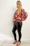 Burgundy Floral