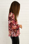 Burgundy Floral