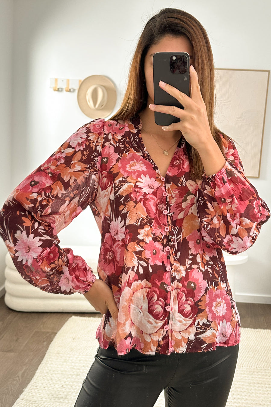Burgundy Floral