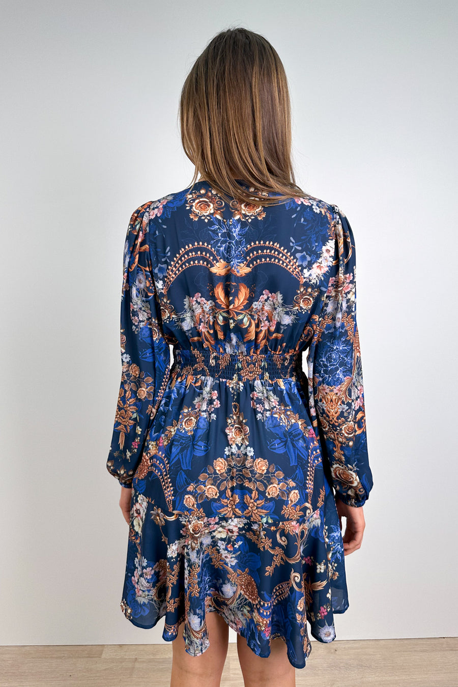 Navy Pearl Print