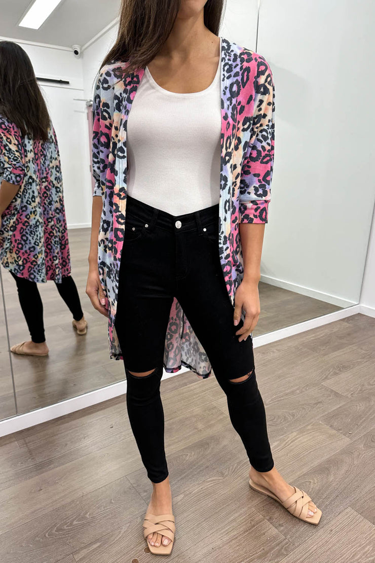 Pink Rainbow Leopard