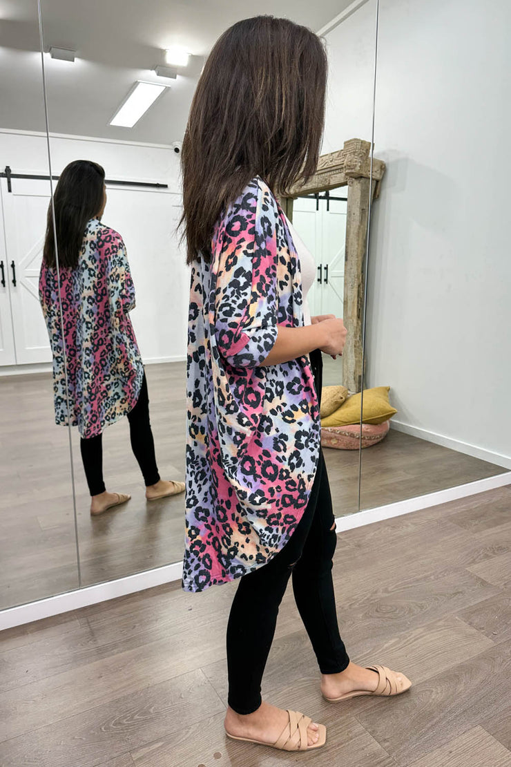 Pink Rainbow Leopard