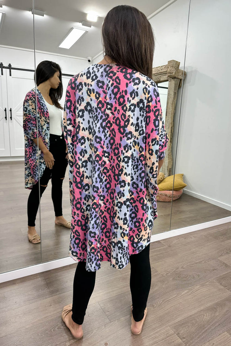 Pink Rainbow Leopard