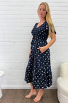 Navy White Spot
