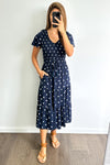 Navy White Spot