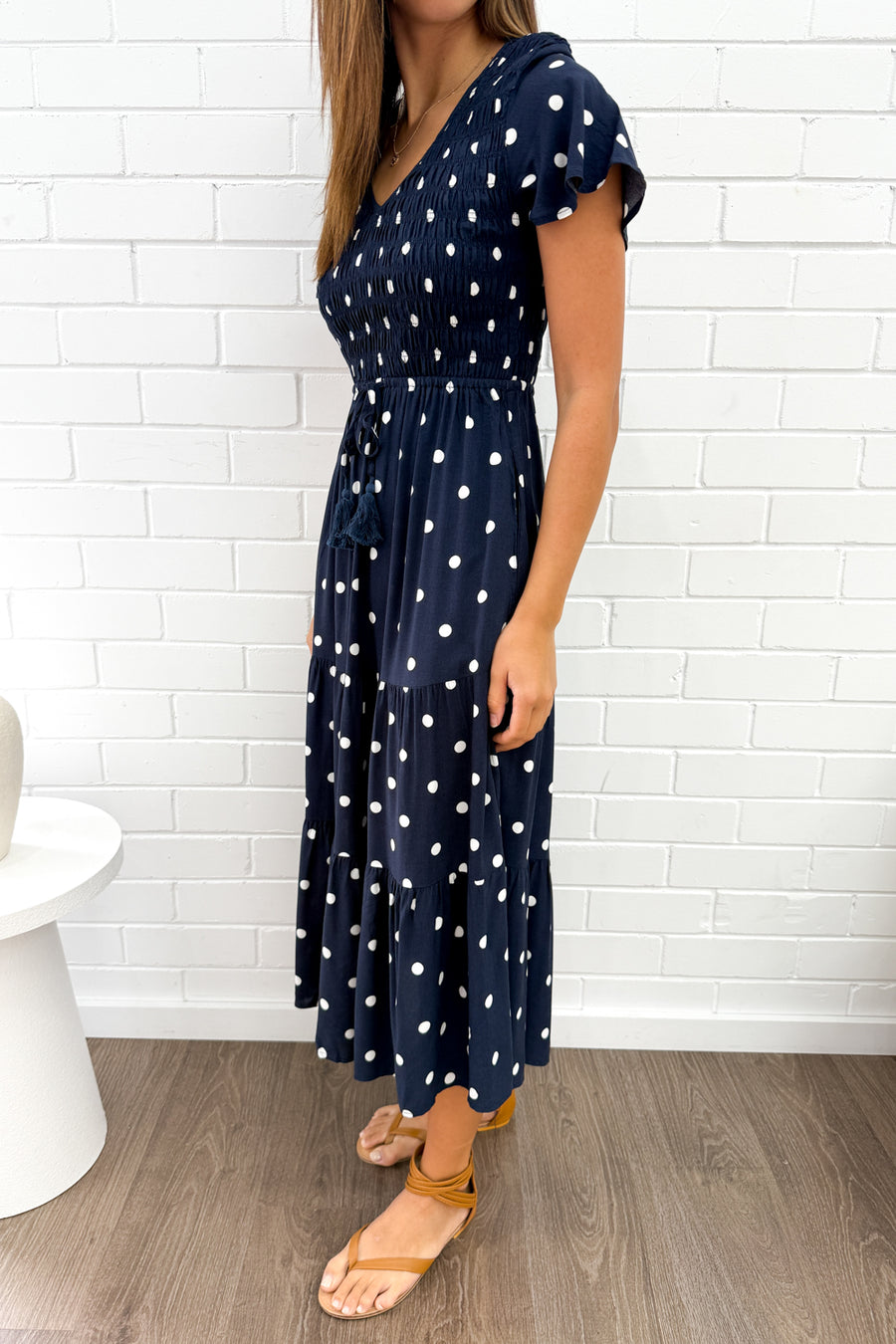 Navy White Spot