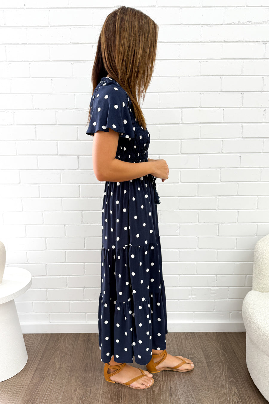 Navy White Spot