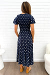 Navy White Spot
