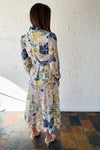 Navy Green Print