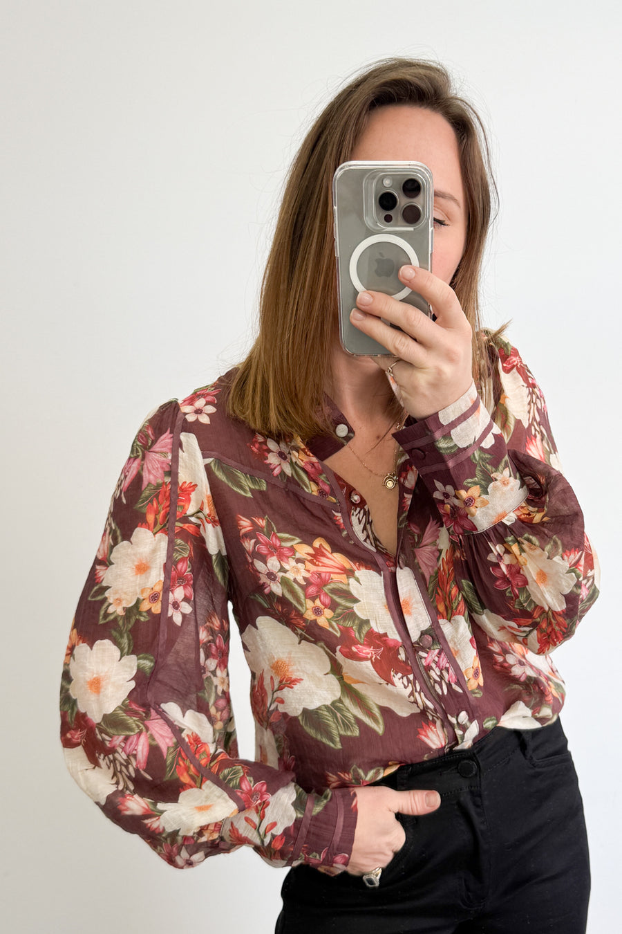 Burgundy Floral