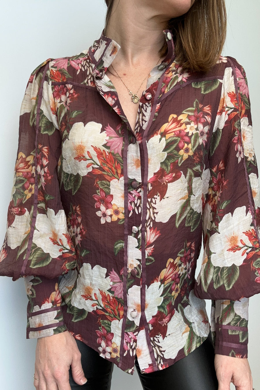 Burgundy Floral